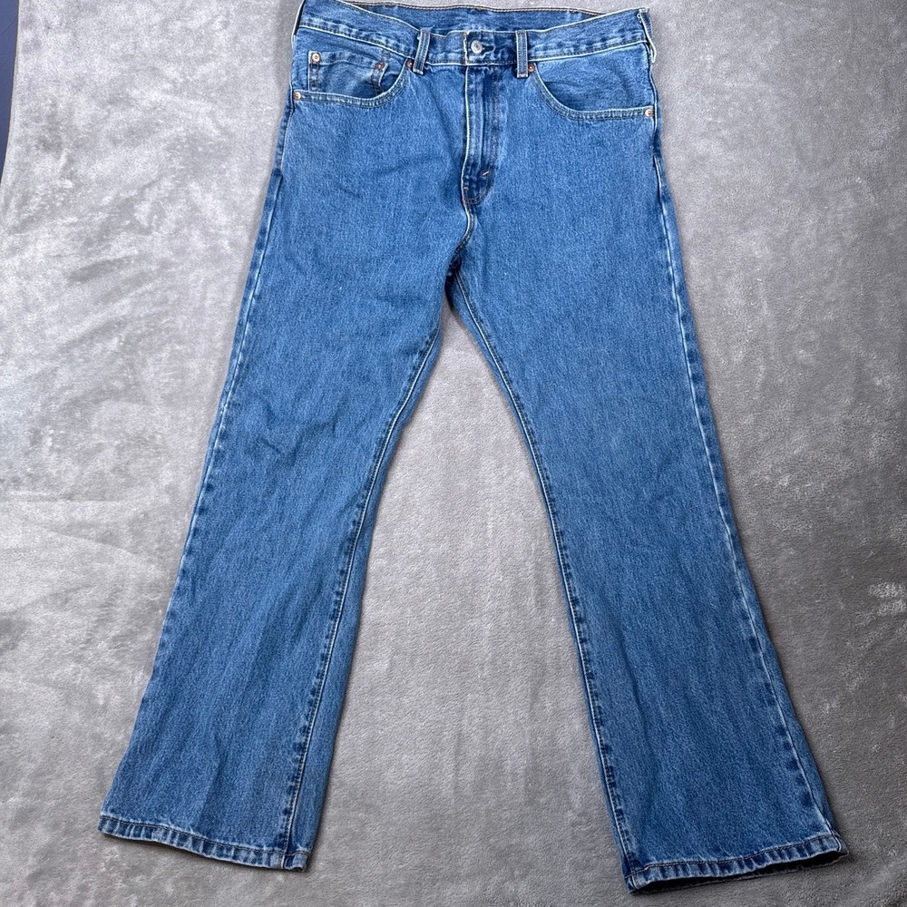 Levi's Jeans Mens 34x30 517 Blue Denim Bootcut Western Flare
